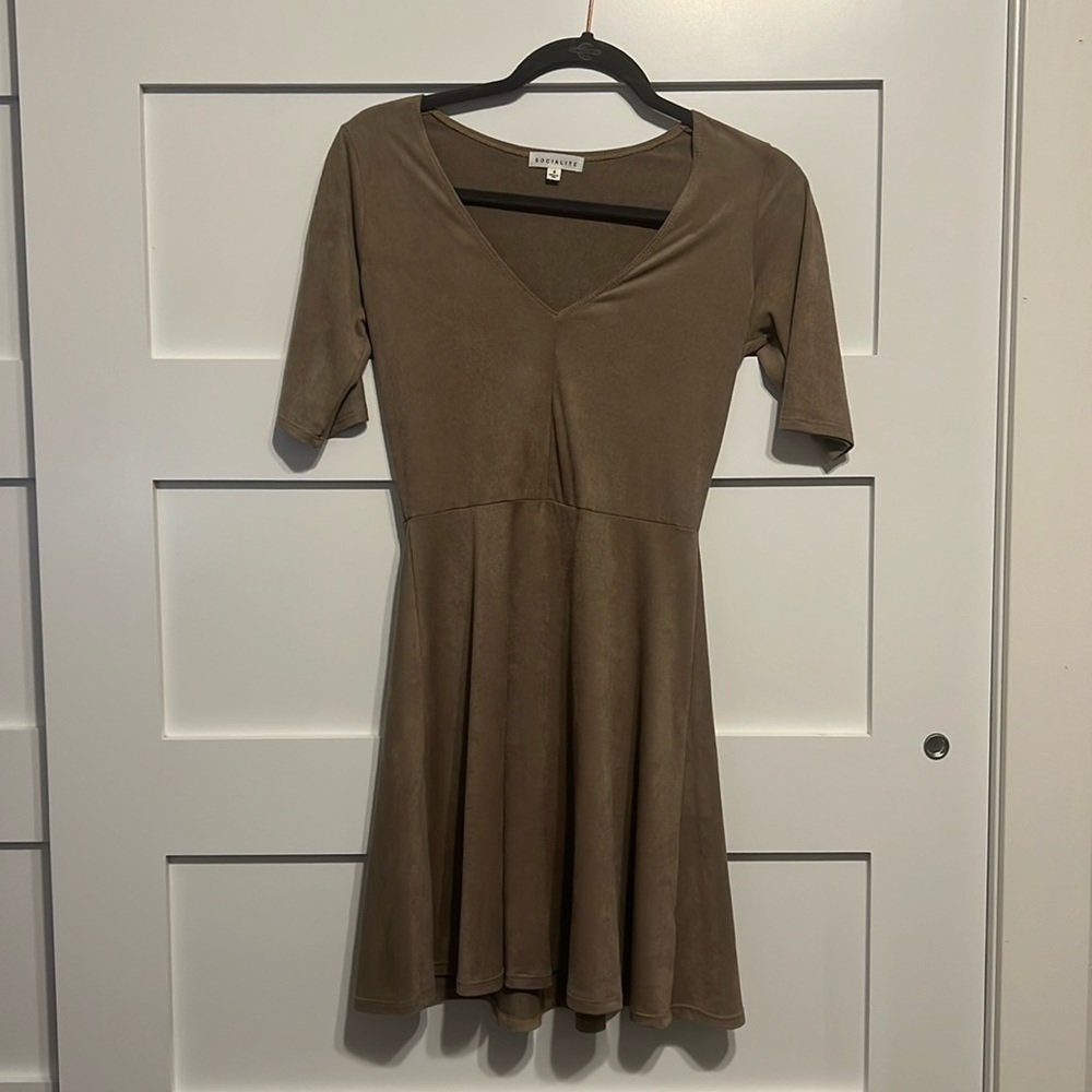 Velvet mini dress never worn size small